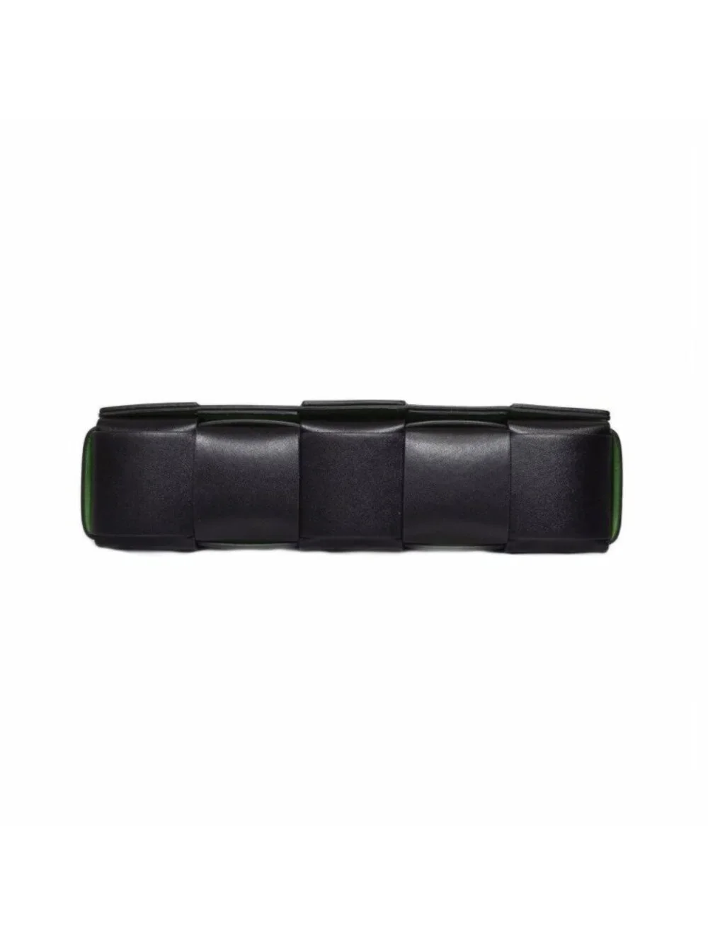 Bottega Veneta Cassette Shoulder Bag Intrecciato Black